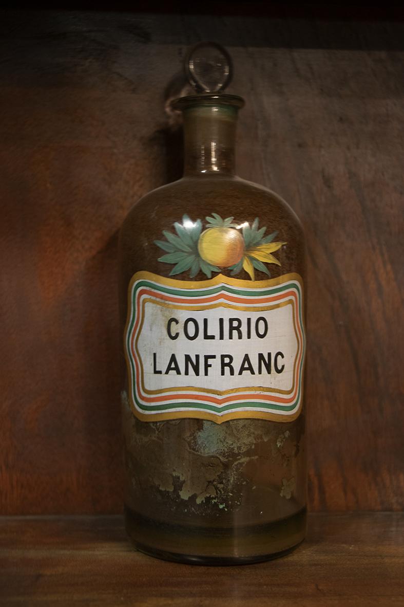 Frasco de vidrio de colirio Lanfranc