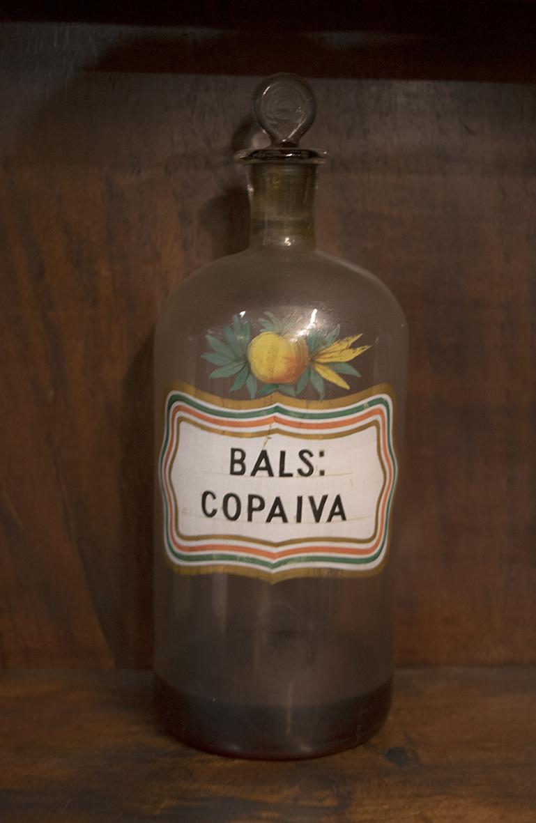 Frasco de vidrio de bálsamo Copaiba