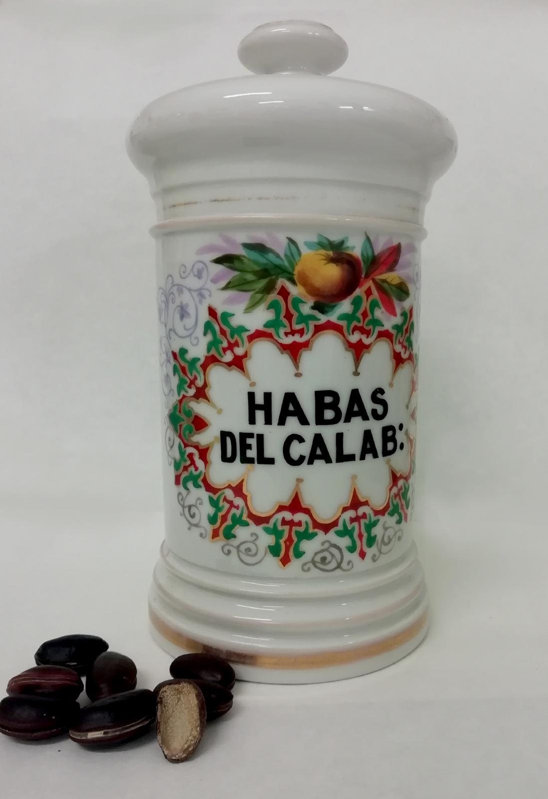 Albarelo de habas del Calabar