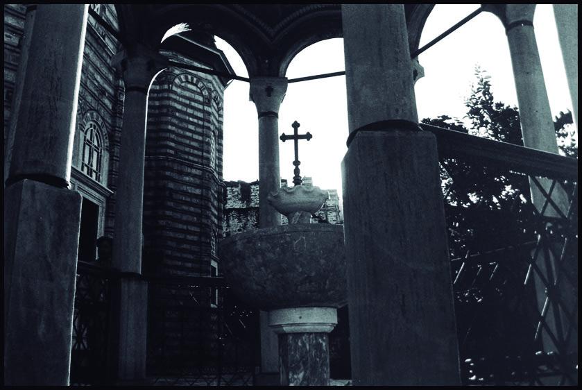 Baptisterio. Monasterio de Xenophontos. Monte Athos