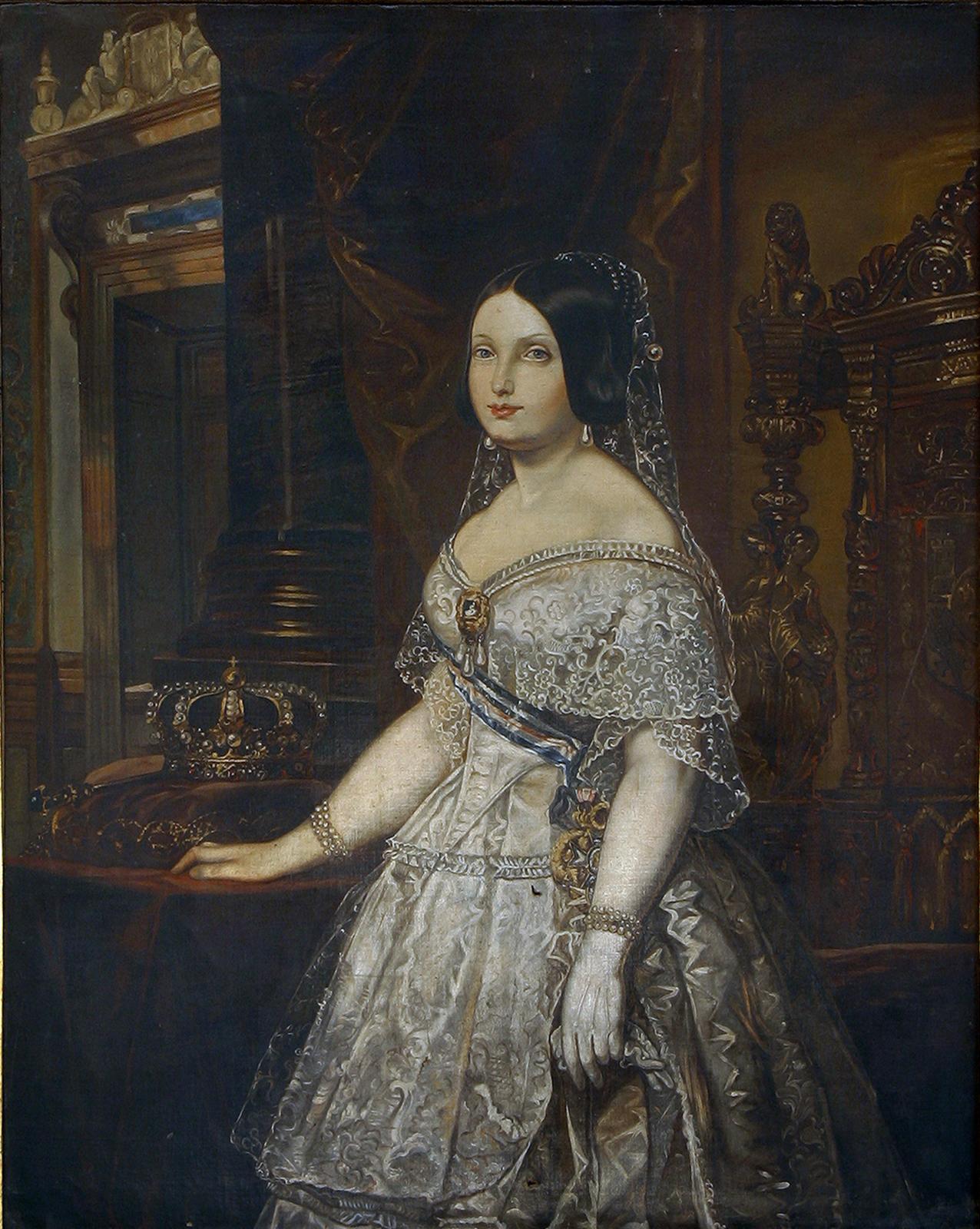 Retrato de Isabel II. Reina de España