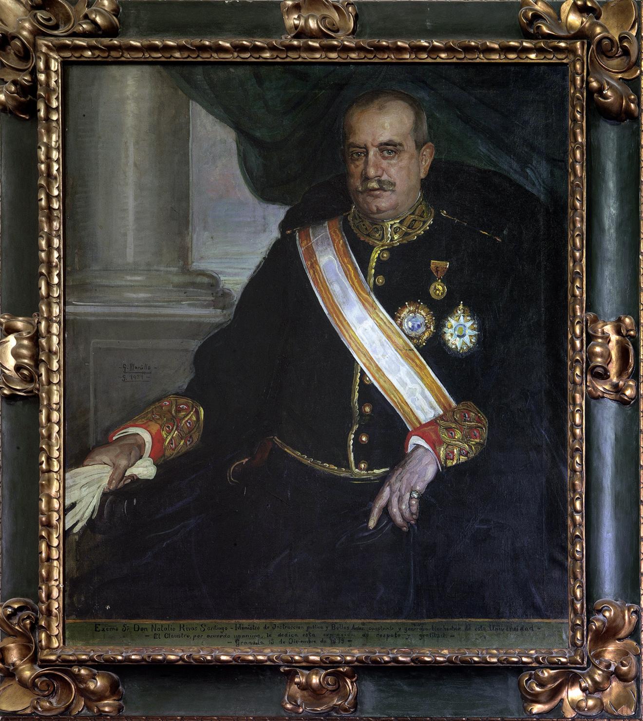 Retrato de Natalio Rivas Santiago