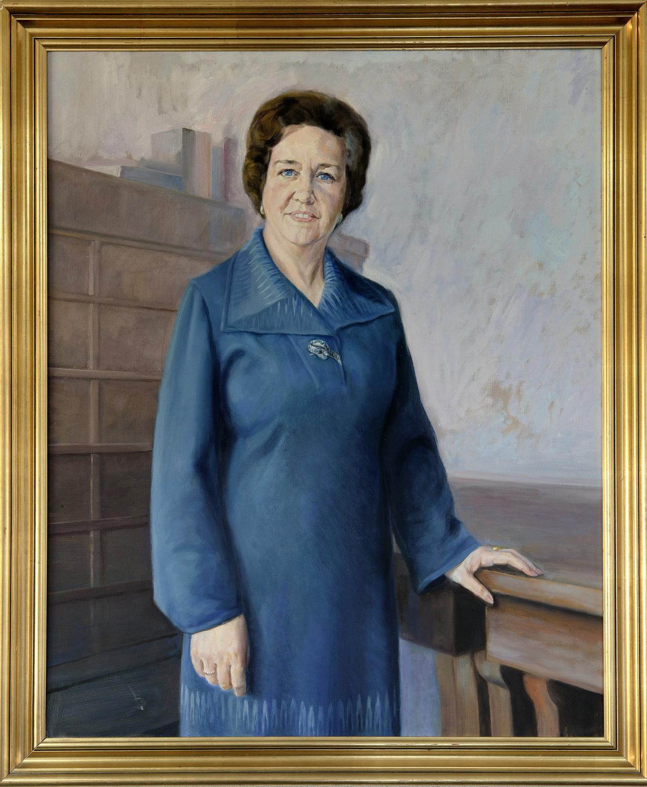 Retrato de Donatila Nieto. Directora de la Escuela Normal de Maestros