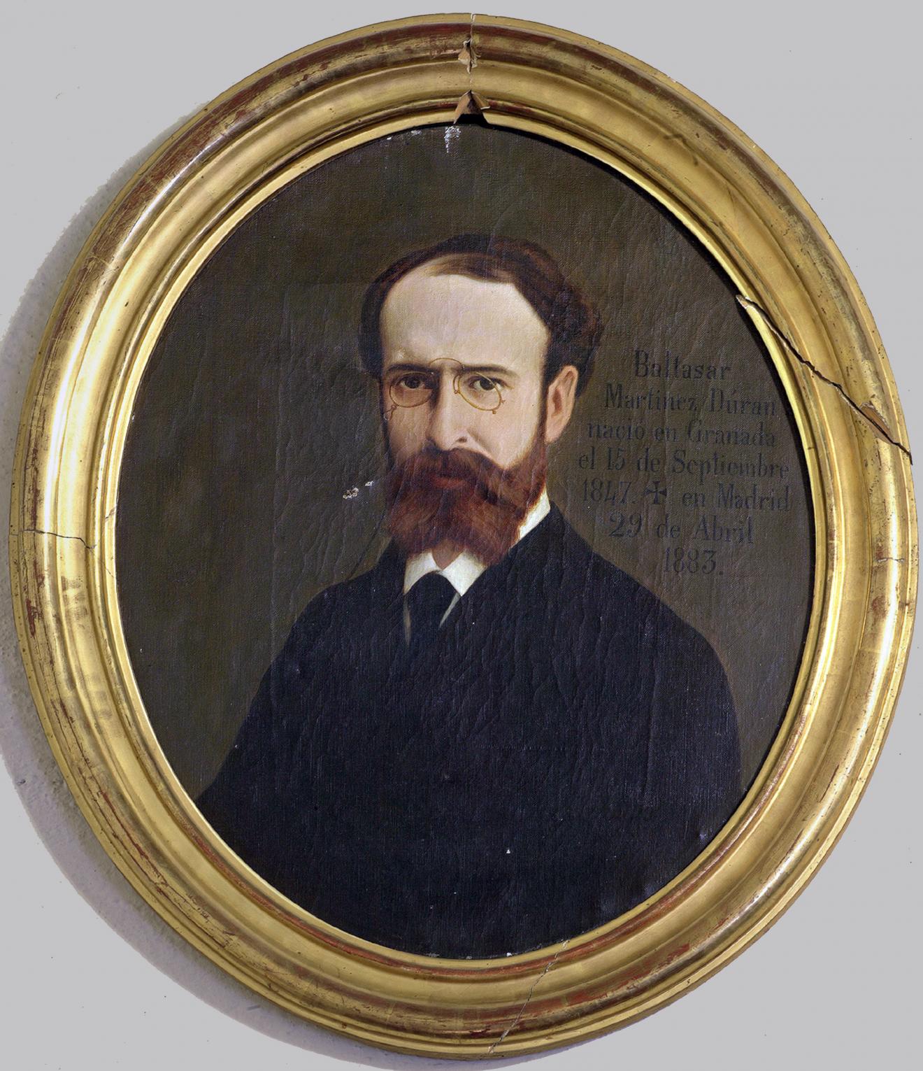 Retrato de Baltasar Martínez Durán