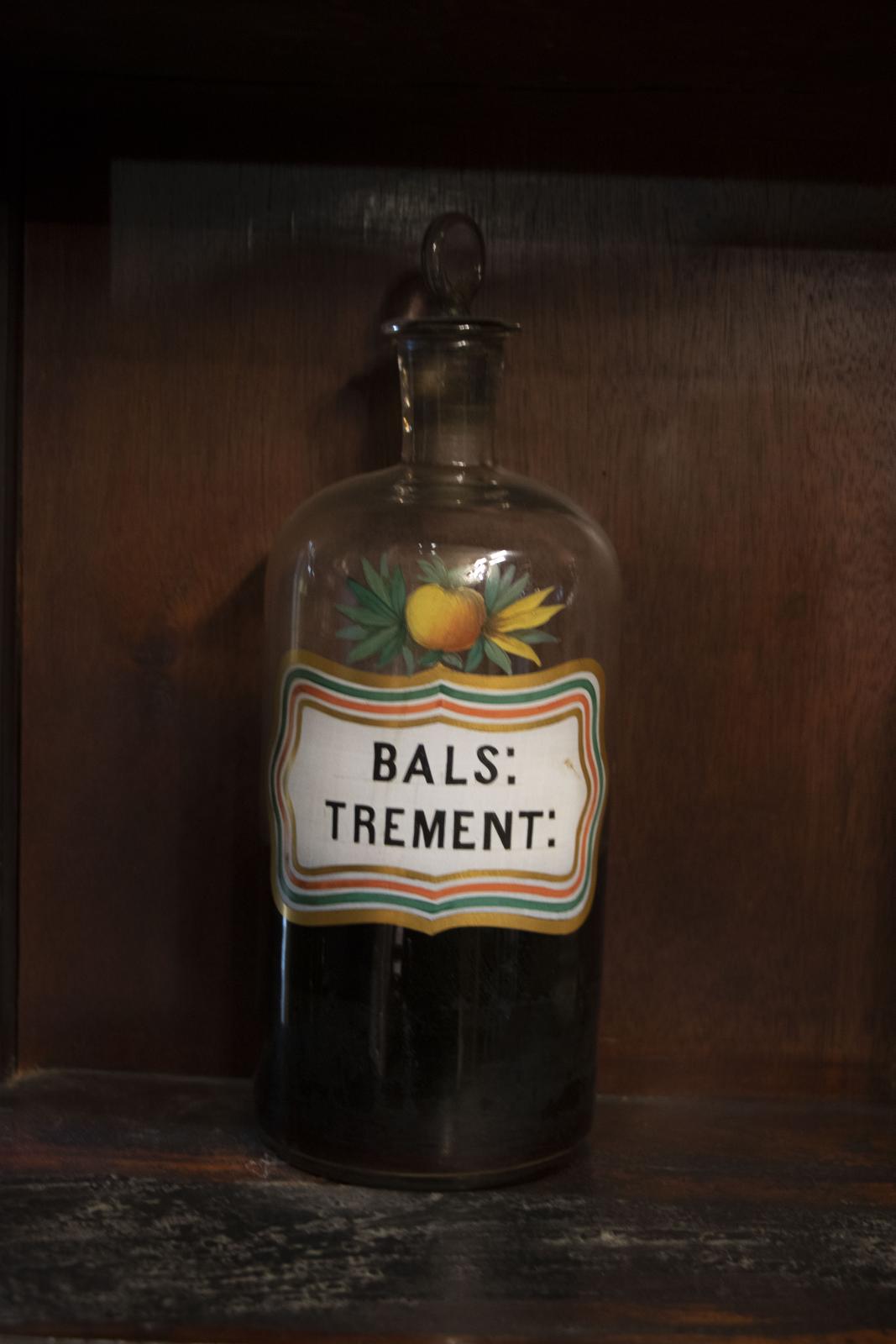 Frasco de vidrio de Bálsamo Trementina