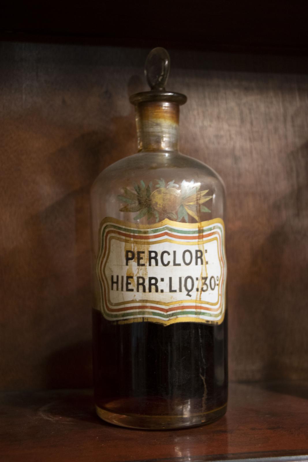 Frasco de vidrio de Percloruro Hierro Líquido 30%