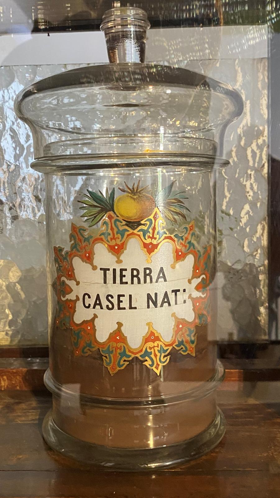 Albarelo de vidrio de tierra casel nat: