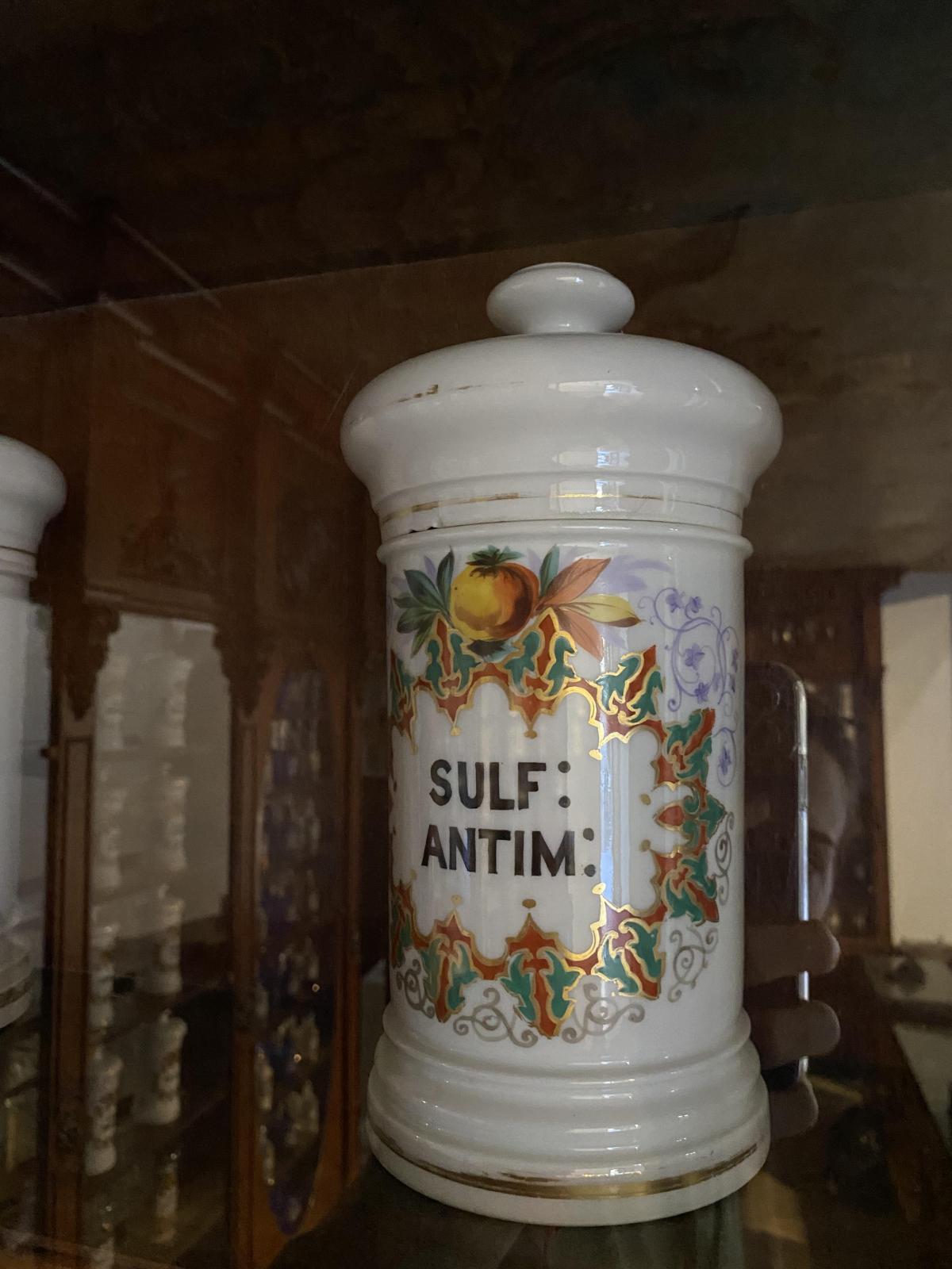 Albarelo de Sulfuro de Antimonio