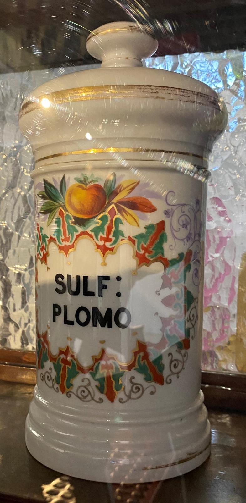 Albarelo de Sulfuro de Plomo
